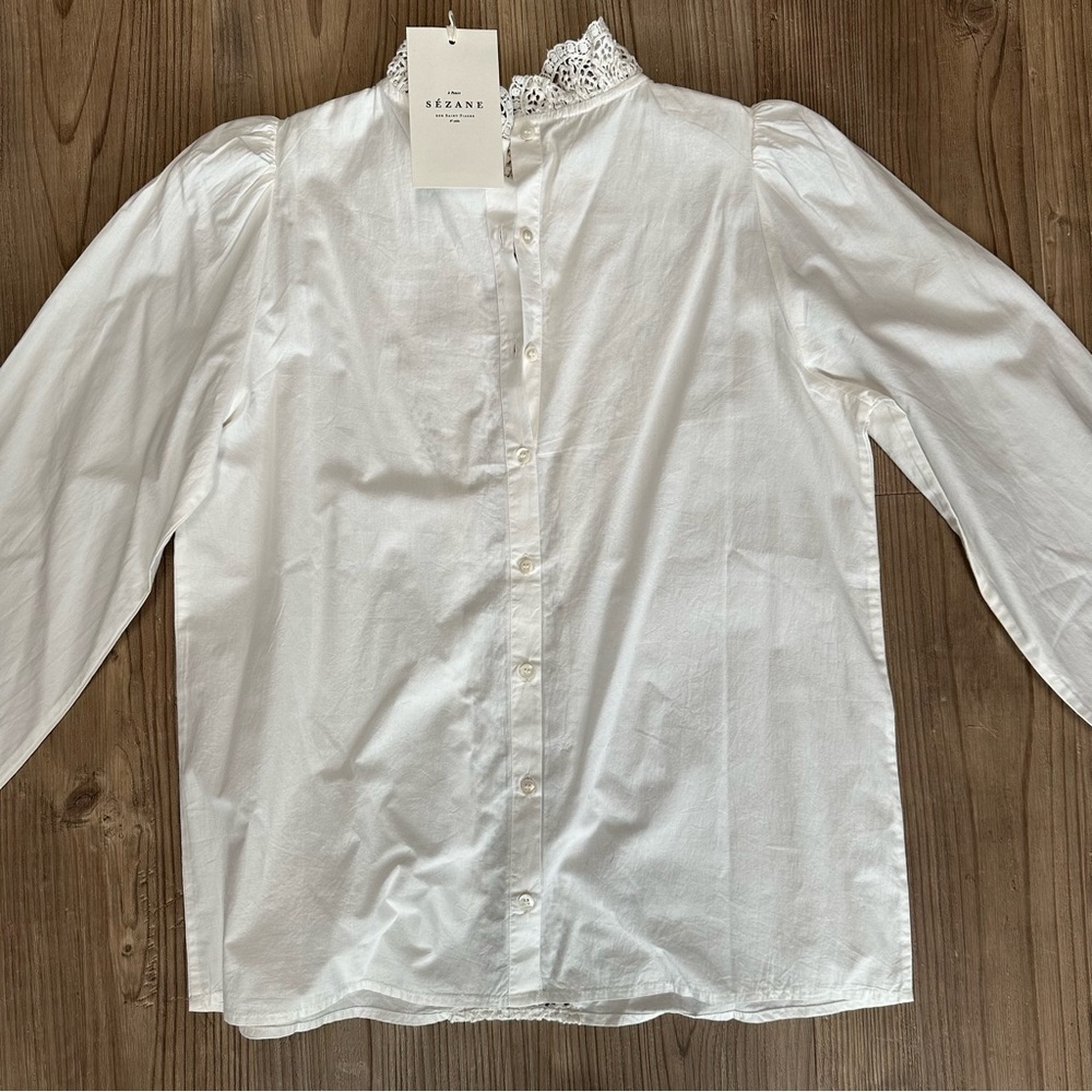 NWT Sézane Laurianne blouse - Picture 9 of 9
